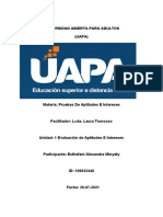 Tarea 1 Pruebas de Aptitudes e Intereses