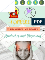 Homework - : Headaches and Migraines