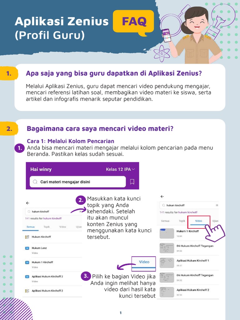 Sesi 2 Zenius App | PDF