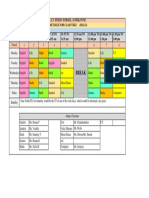 8E Timetable (2021-22)