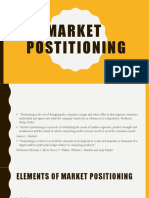 Market Postitioning