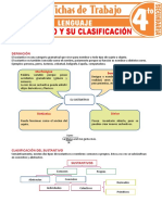 El Sustantivo y Su Clasificacion para Cuarto Grado de Secundaria