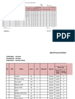 Format Rekapitulasi Deteksi Dini Tumbuh Kembang