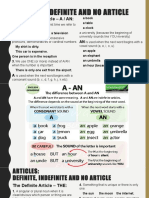 Articles, Demonstratives and Nouns