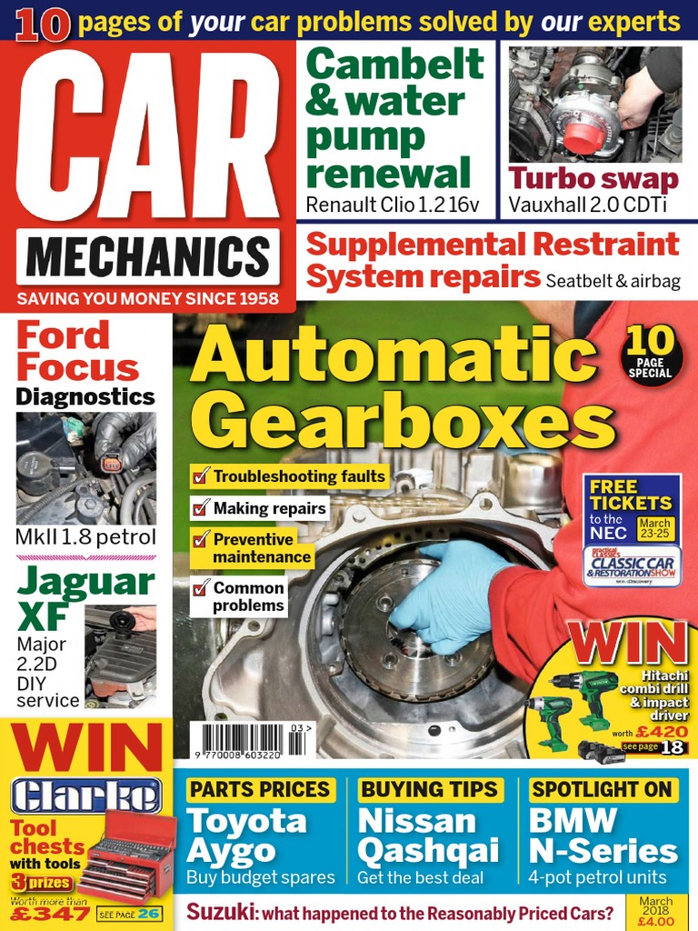Magazine - Car Mechanics - 03.2018, PDF, Transmission (Mechanics)