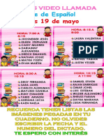 Clase Miercoles 19 de Mayo