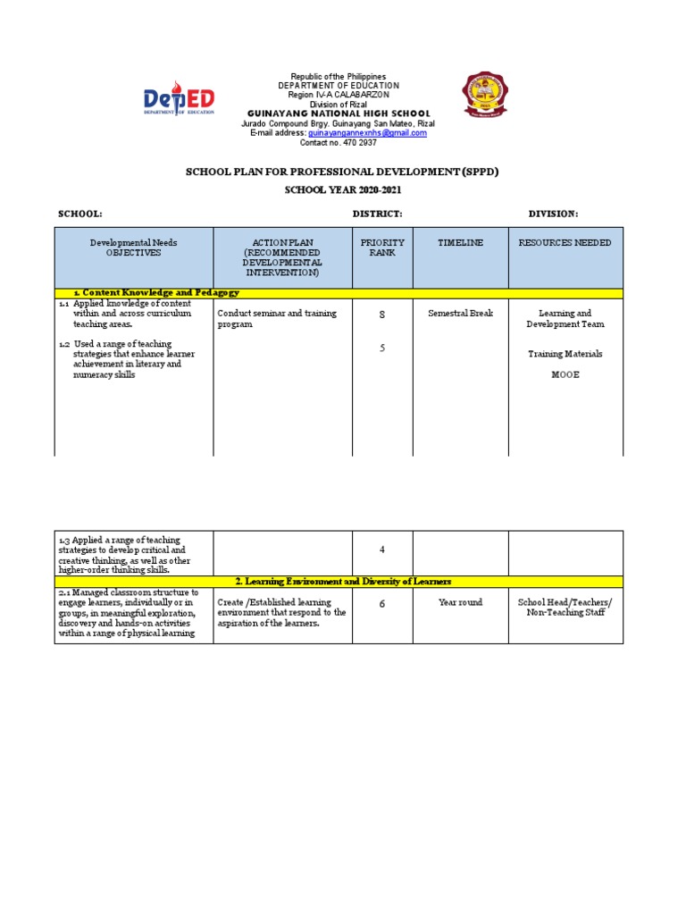 school-development-plan-pdf-learning-curriculum