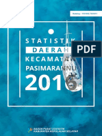 Statistik Daerah Pasimarannu 2016