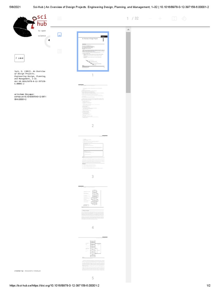 Overview of Engineering Design Projects | PDF | Art | Technology ...