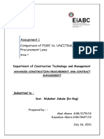 FDRE vs. UNICTRAL Construction Procurement