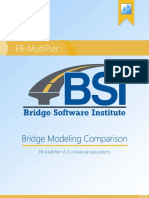 Bridge Modeling Comparison FBMP Vs Manual Calc