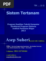 Sistem Tertanam (Pendahuluan)