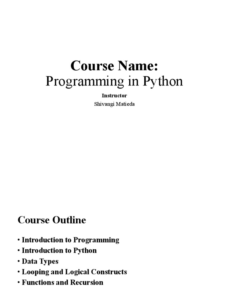 Unit1 Introduction To Programming | PDF | Source Code | Computer ...