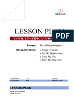 Lesson Plan: Tesol Certification Course