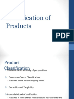 Classification of Products