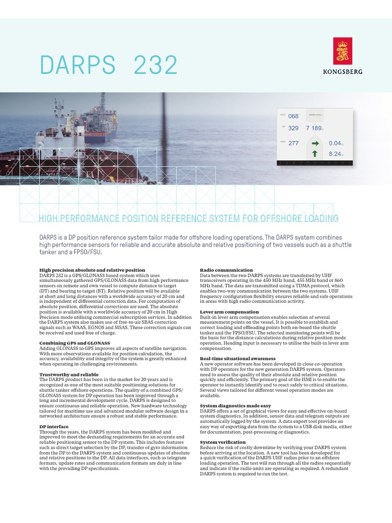 DARPS 232: High Precision Positioning System | PDF | Global Positioning ...