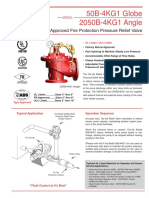 50B-4KG1 Globe 2050B-4KG1 Angle: Listed/Approved Fire Protection Pressure Relief Valve