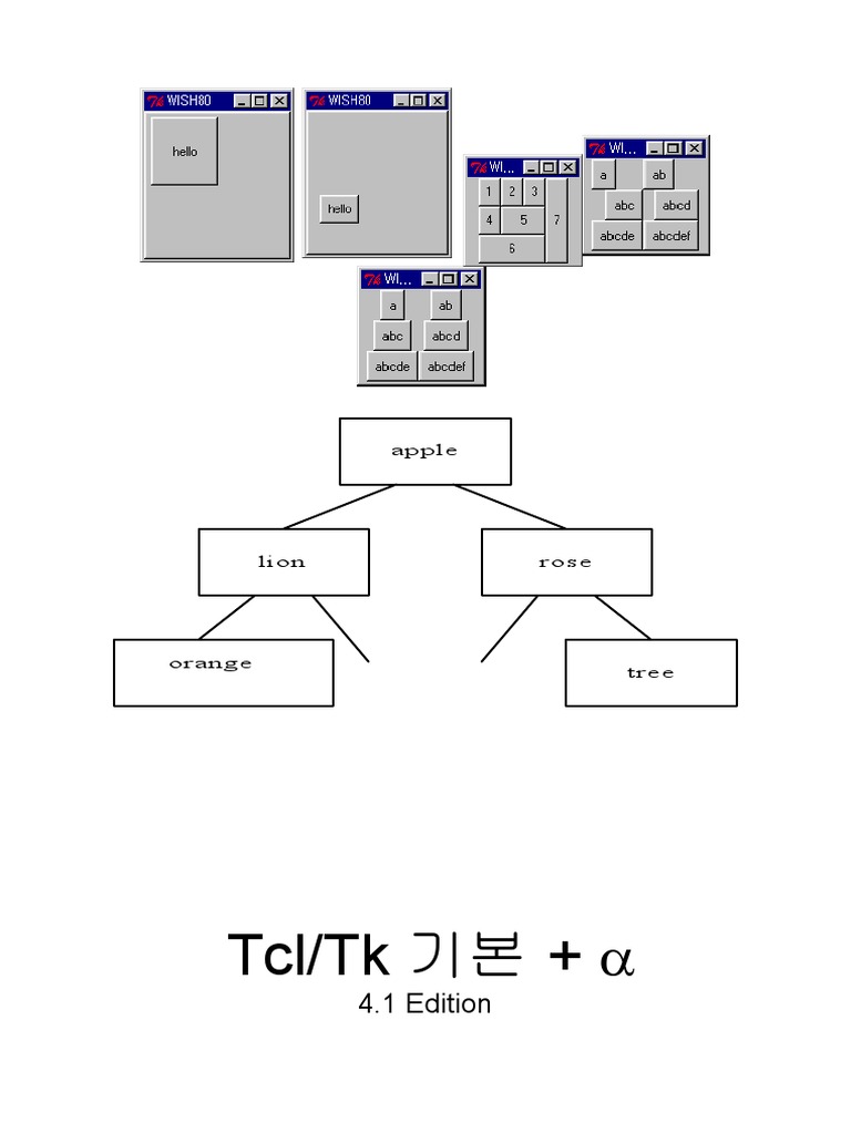 TclTk 기본 | PDF