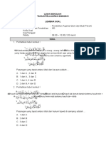 Soal Us Pai SD - 2021