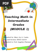 Module in Teaching Mathematics in The Primary Grades (MATH 1) | PDF ...