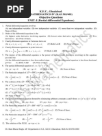 Objective Questions of Maths-IV (KAS-302 or 402)