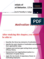 Essentials of Organizational Behavior, 17/e: Motivation Concepts