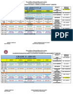 Grade 11 classroom schedules