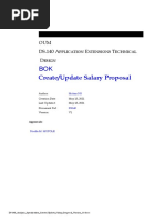 DS-140 - ANALYSIS - SPECIFICATION - CreateUpdate Salary Proposal - Version - 1.0