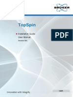 Topspin: Installation Guide User Manual