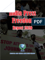India Press Freedom Report 2020