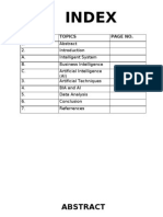 COMPARATIVE  ANALYSIS OF AI TECHNIQUES IN BIA