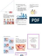 Prevenir la caries con una alimentación saludable y cepillado diario