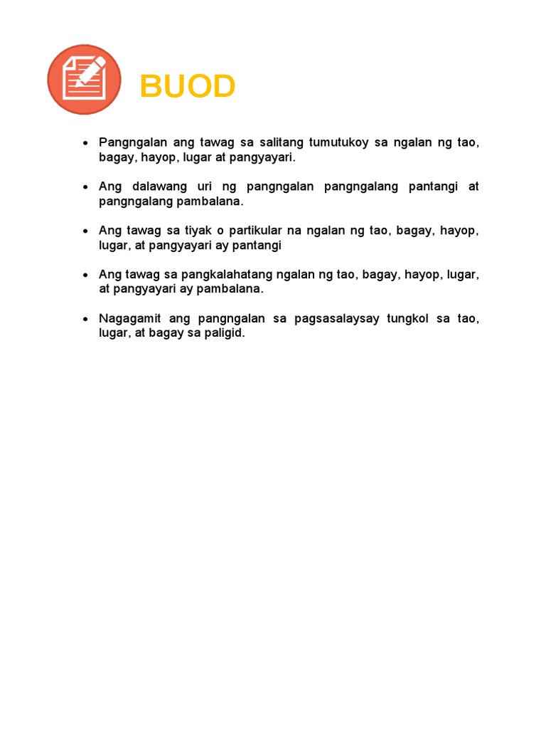 BUOD | PDF
