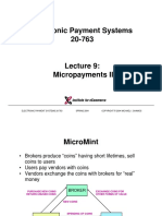 Electronic Payment Systems 20-763 Spring 2004