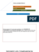 Degree of Comparison - Positive Degree 2