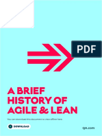 A Brief History of Agile & Lean: You Can Download This Document To View Offline Here