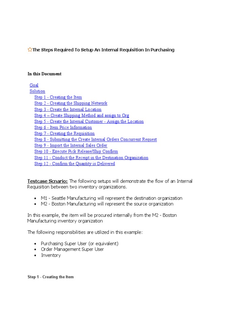 Setups For IR-ISO | PDF | Inventory | Receipt