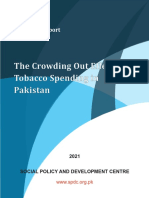 The Crowding Out Effect of Tobacco Spending in Pakistan