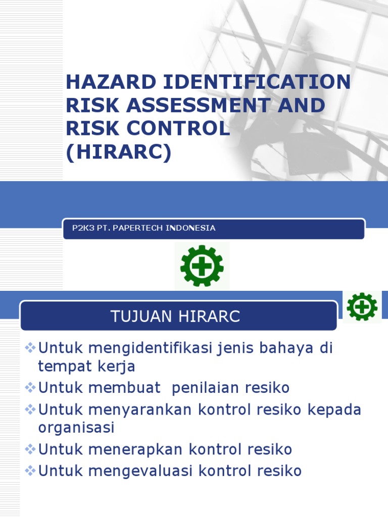 Proses HIRARC di PT. Papertech Indonesia | PDF
