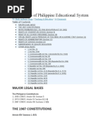 Legal Bases of Philippine Educational System