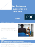 Revise The Tenses For A Successful Job
