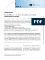 Original Article Fish Identification From Videos Captured in Uncontrolled Underwater Environments