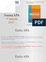 Norma APA 2019 - 7ª Edición