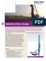 Driven Steel Piling - BBGE