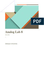 Analog Lab 8 - Differential and Instrumentation Amplifiers