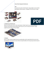 Macam Perangkat Keras Komputer