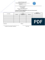 BS Form 6 Daily Accomplishment Report