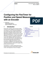Configuring The FlexTimer For Position and Speed Measurement With An Encoder