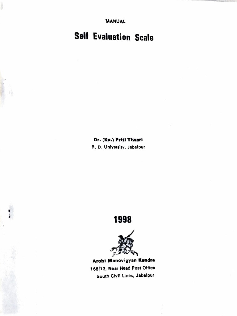 Self Evaluation PDF To Ocr | PDF | Evaluation Methods | Cognition