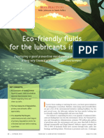 Eco-Friendly Uids For The Lubricants Industry